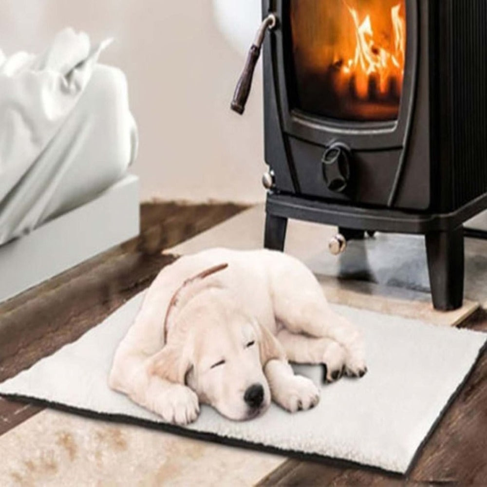 Self Heating Dog Cat Blanket Pet Bed Thermal Washable No Electric Blanket Super Soft Puppy Kitten Blanket Beds Mat - Pets Crazy Shops