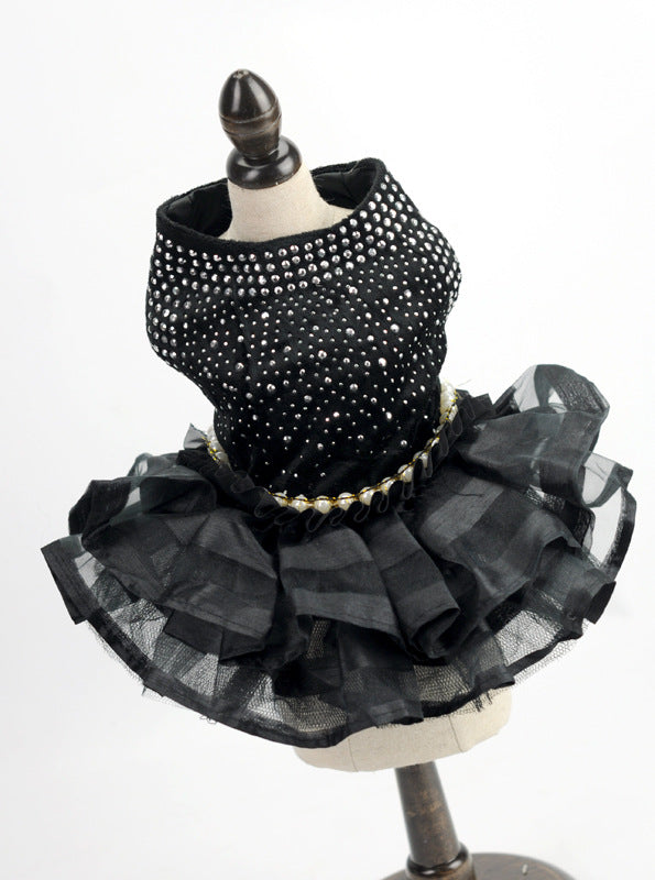 Dog Skirt Pet Wedding Dress Clothes Apparel Outfit - Pets Crazy Shops