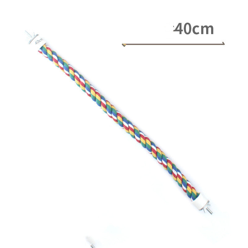Parrot Standing Pole Climbing Rope Standing Stick Ladder Birdcage Accessories - Pets Crazy Shops