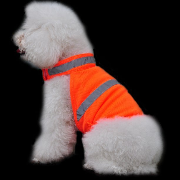 Summer Pet Clothing Dog Reflective Clothing Work Dog Safety Clothing - Pets Crazy Shops