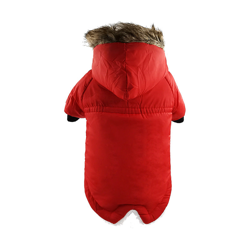 Dog Clothes Winter Thickened Warmth Cotton Pet Dogs Coat Jacket - Pets Crazy Shops