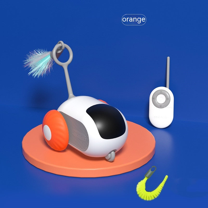 Remote Control Interactive Cat Car Toy USB Charging Chasing Automatic Self-moving Remote Smart Control Car Interactive Cat Toy Pet Products - Pets Crazy Shops