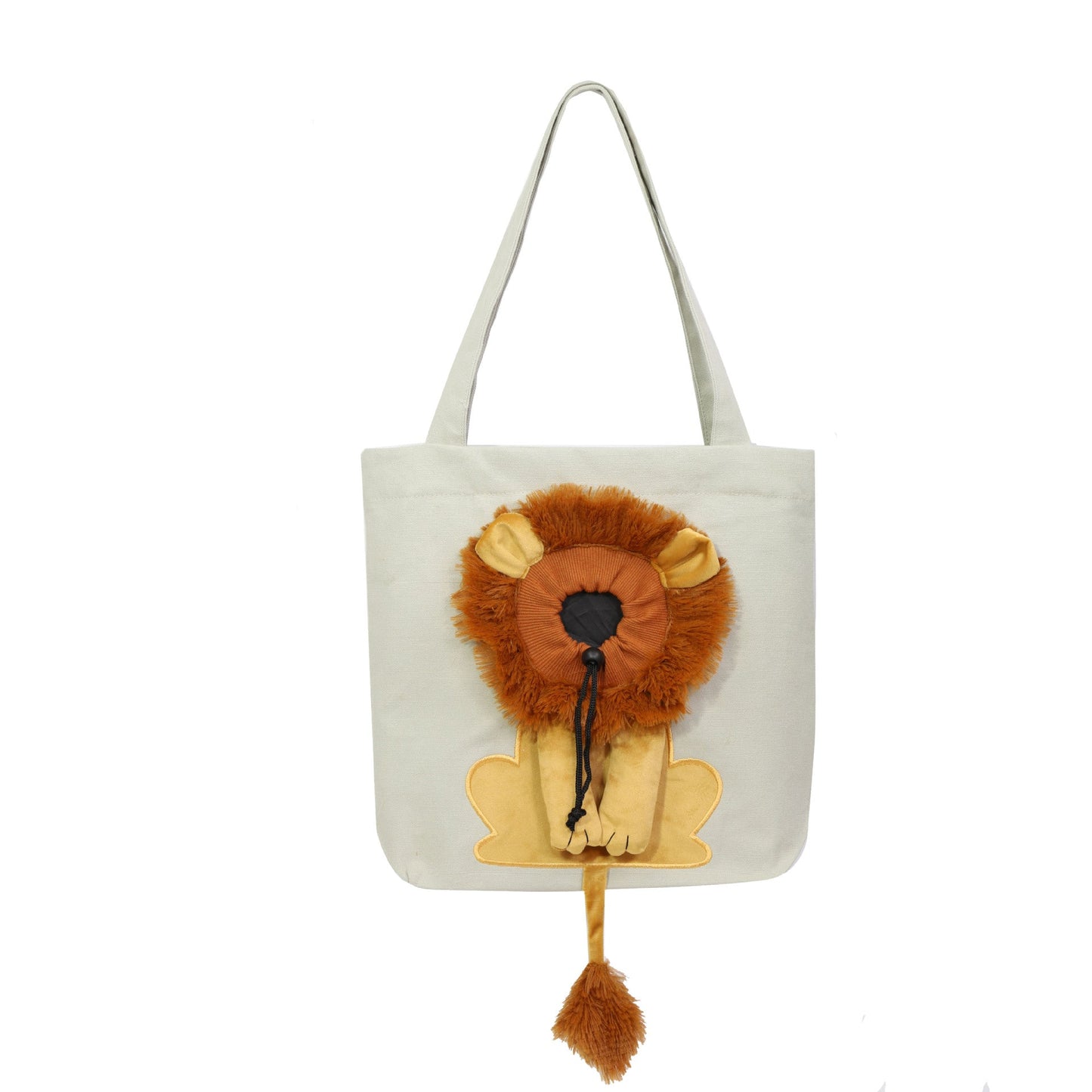 Soft Pet Carriers Lion Design Portable Breathable Bag Cat Dog Carrier Bags Outgoing Travel Pets Handbag With Safety Zippers - Pets Crazy Shops