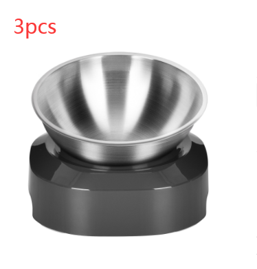 Pet Stainless Steel Bowl Pet Double Night - Pets Crazy Shops