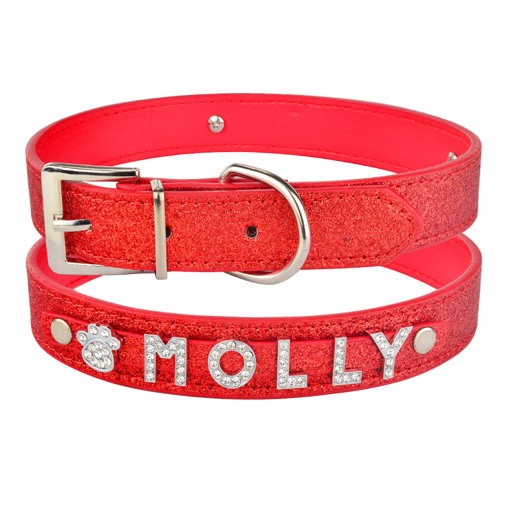 DIY Alphabet Dog Name Pet Collar Wear Accessories - Pets Crazy Shops