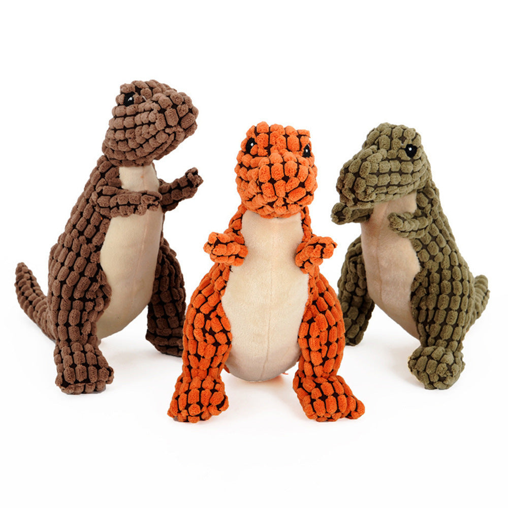 Dinosaur Pet Toys Giant Dogs Pets Interactive Dog Toys For Large Dogs Chew Toys Chihuahua Plush Stuffing Squeakers - Pets Crazy Shops