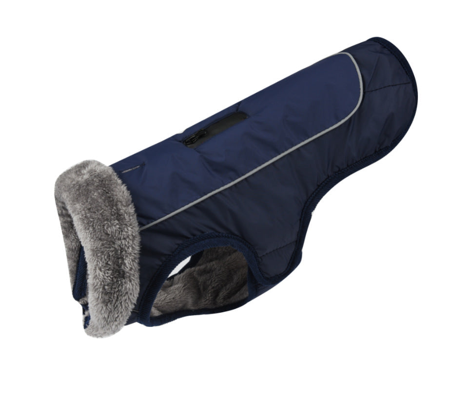 Thickened dog padded coat reflective dog clothing - Pets Crazy Shops