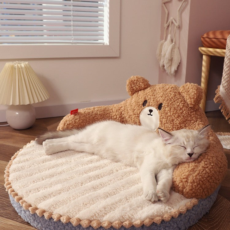 Winter Pet Bed Cat Sleeping Nest - Pets Crazy Shops