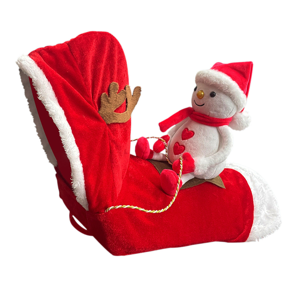 Dog Christmas Clothes Santa Claus Riding Deer - Pets Crazy Shops