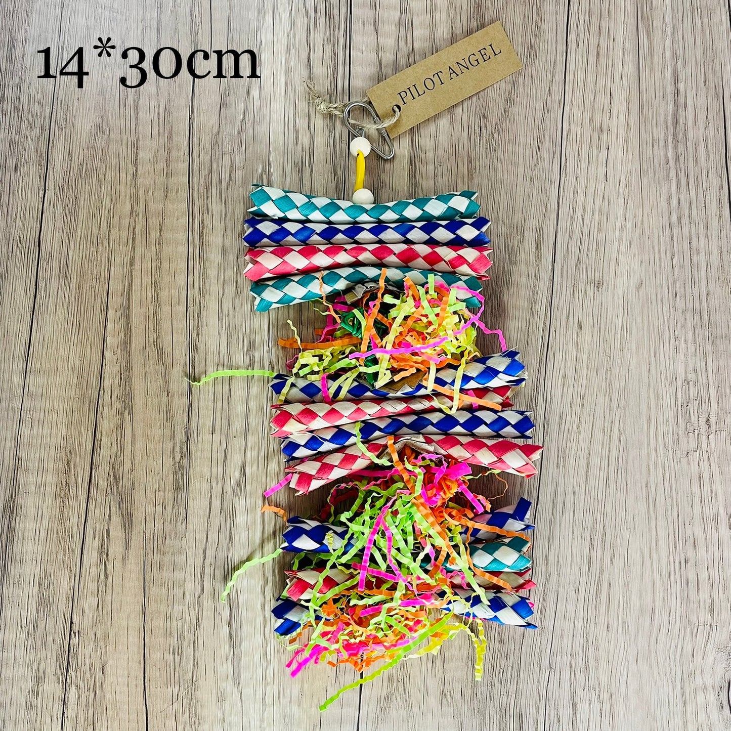 Parrot Toy Woodskin Hand-woven Boredom Cage Supplies - Pets Crazy Shops