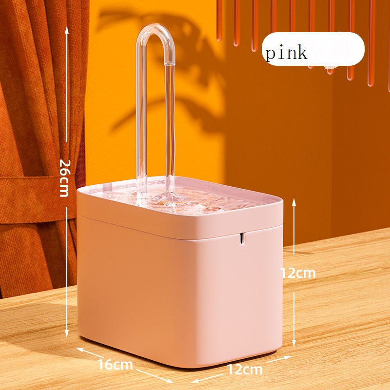 Automatic Cat Water Fountain Auto Filter USB Electric Mute Cat Drinker Bowl 1.5L Recirculate Filtring Drinker For Cats Pet Water Dispenser - Pets Crazy Shops
