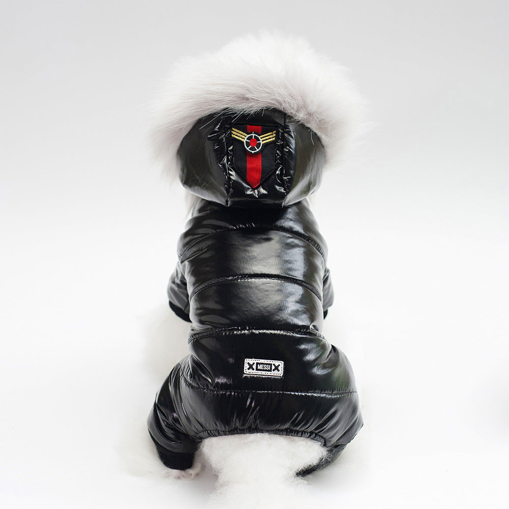 Thickened Four Leg Cotton Padded Clothes - Pets Crazy Shops