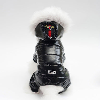 Thickened Four Leg Cotton Padded Clothes - Pets Crazy Shops