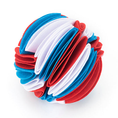 Foldable Dog Snuffle Ball Dog Training Toys Increase IQ Pet Cat Training Games Feeding Intelligence Toy - Pets Crazy Shops