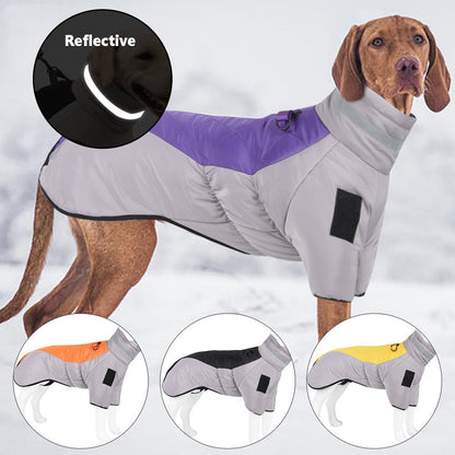 New Pet Dog Clothes Thickened With Reflective Warmth Pet Supplies - Pets Crazy Shops