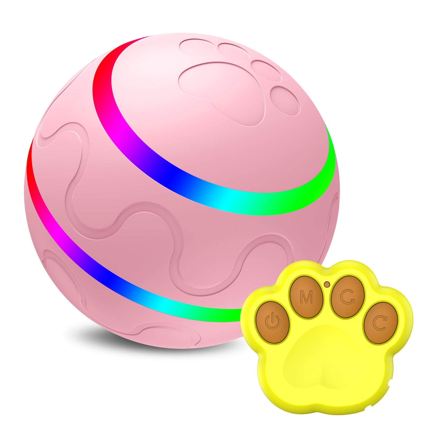Pet New Cat Wicked Ball Toy Intelligent Ball USB Cat Toys Self Rotating Ball Automatic Rotation Ball - Pets Crazy Shops