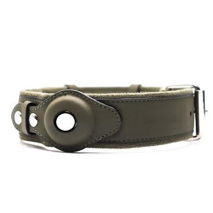 Location Tracker First Layer Leather Dog Pet Collar - Pets Crazy Shops