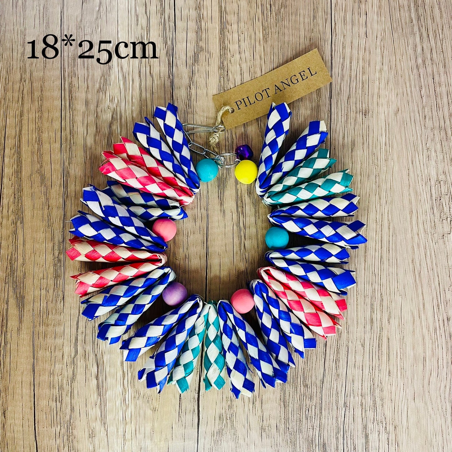 Parrot Toy Woodskin Hand-woven Boredom Cage Supplies - Pets Crazy Shops