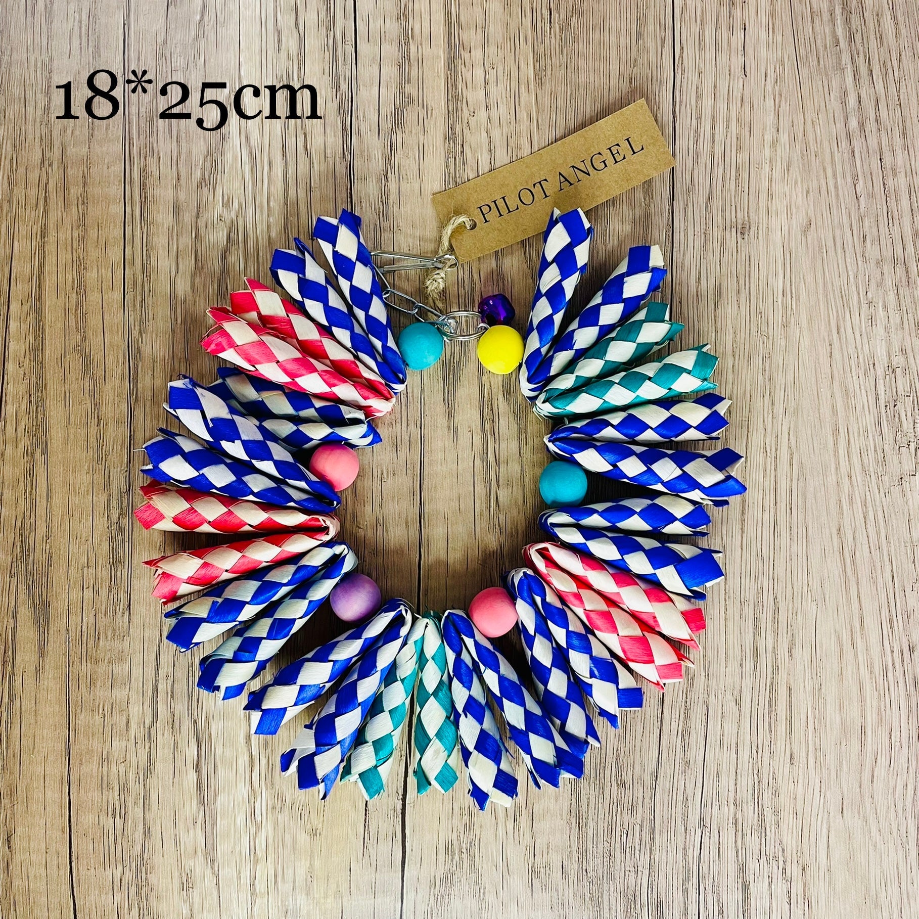 Parrot Toy Woodskin Hand-woven Boredom Cage Supplies - Pets Crazy Shops