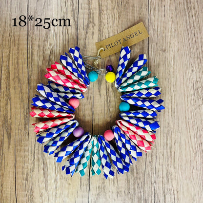 Parrot Toy Woodskin Hand-woven Boredom Cage Supplies - Pets Crazy Shops