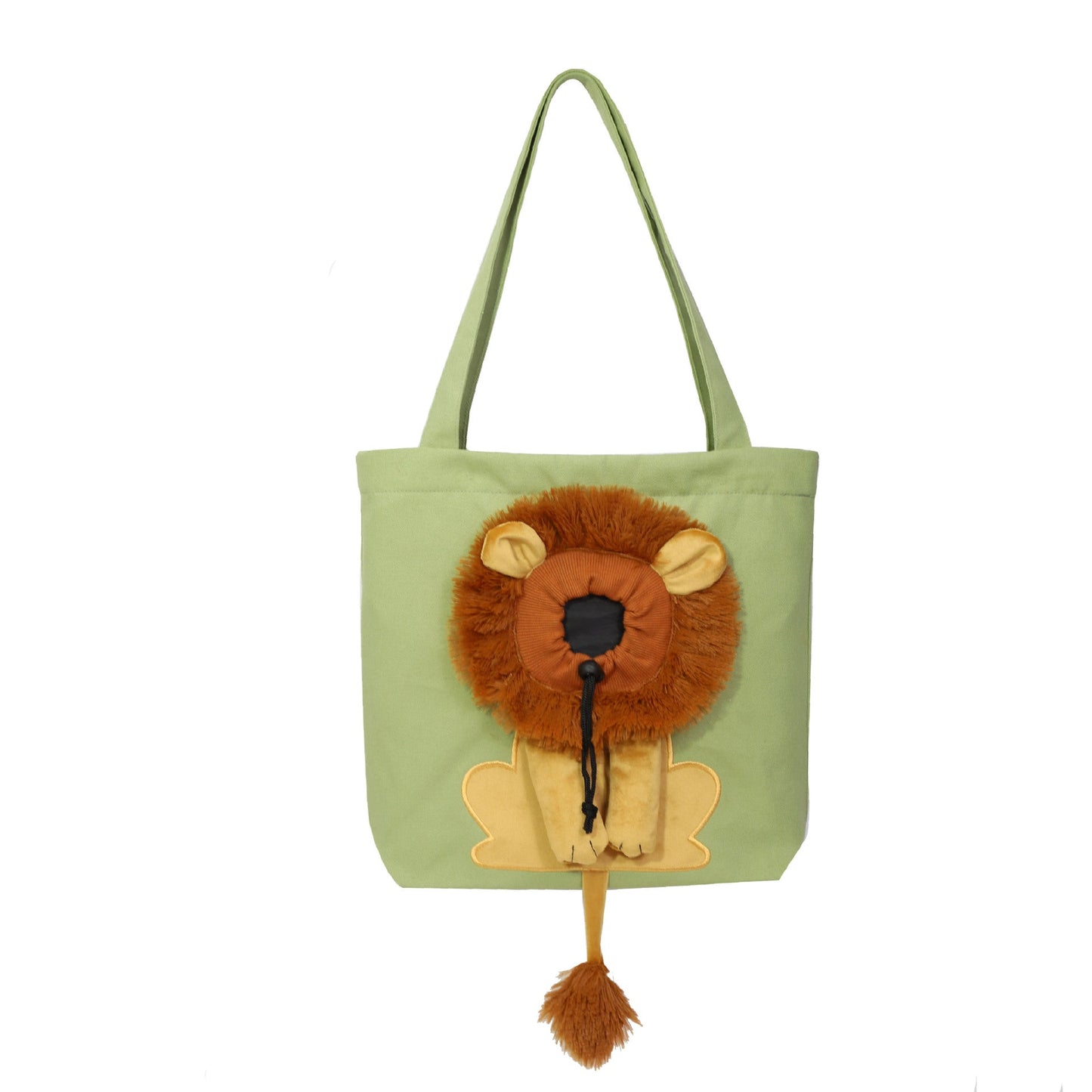 Soft Pet Carriers Lion Design Portable Breathable Bag Cat Dog Carrier Bags Outgoing Travel Pets Handbag With Safety Zippers - Pets Crazy Shops