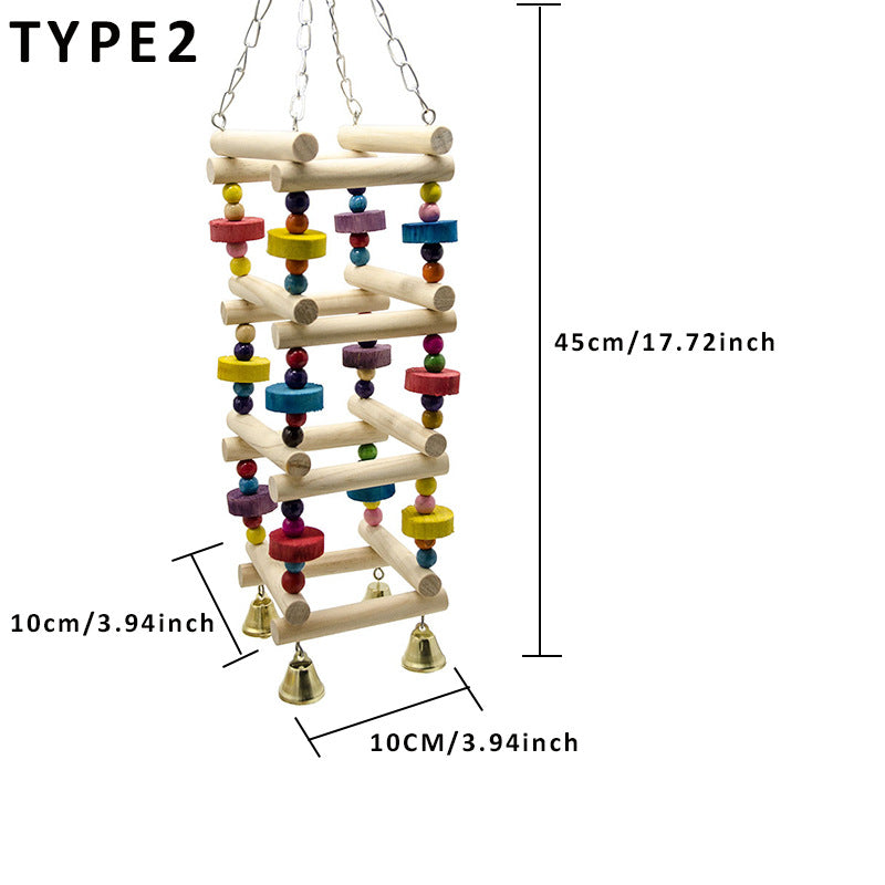 Parakeet Bird Toy Amusement Park Swing Stand - Pets Crazy Shops