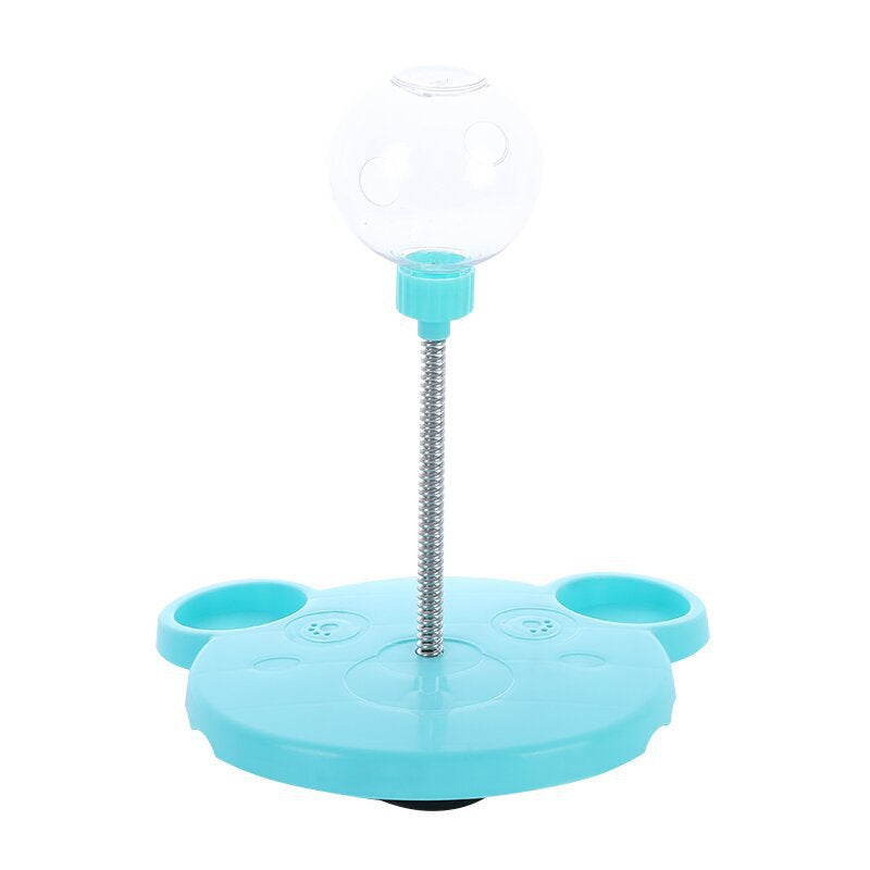Pet Feeder Cat Toy Pets Leaking Food Ball Self-Playing Tumbler Funny Swing Feeder Puzzle Toys Playing Training Dispenser Bowl - Pets Crazy Shops