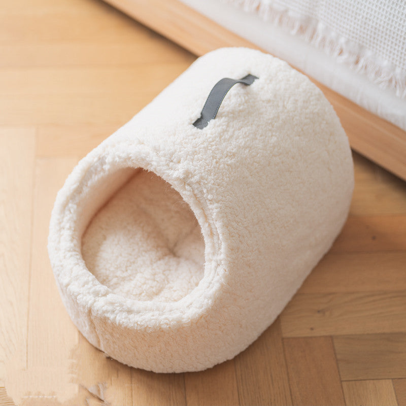 Polar Warm Cat Litter Closed Cat Sleeping Bag Large Winter Deep Sleep Cat Bed - Pets Crazy Shops