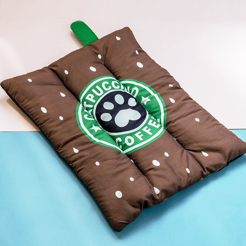 Dog Cooling Mat Pet Beds Cat Rug Ice Silk Pet Self Cooling Pad Blanket Summer Washable Oxford Farbric Cooling Down Summer Fruit - Pets Crazy Shops