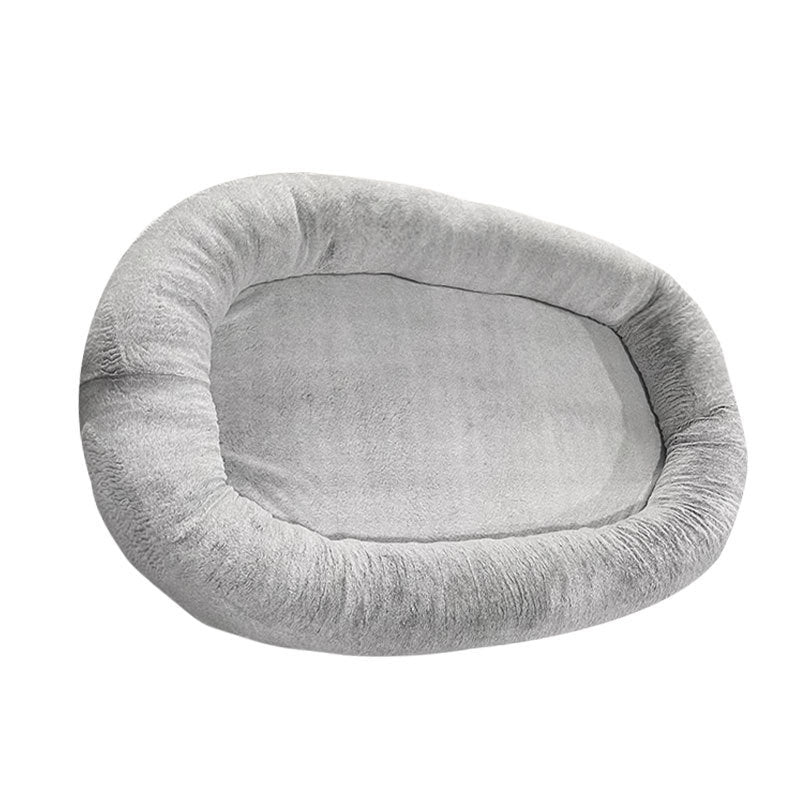 Large Human Short Plush Dog Bed - Pets Crazy Shops