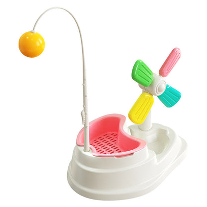 Windmill Funny Cat Stick Toy Desktop Grass Box Pet Toys - Pets Crazy Shops