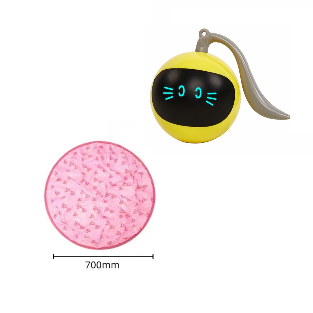Automatic Funny Cat Toys Electric Motion Undercover Moving Bouncing Rolling Ball Interactive Toy For Indoor Cat Kitty Pet Toy - Pets Crazy Shops