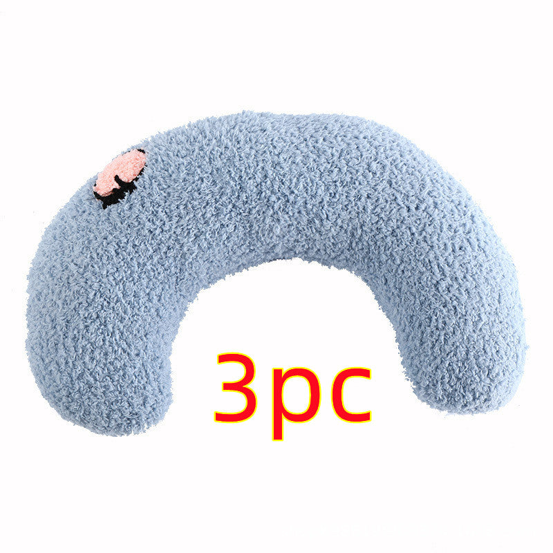 Little Pillow For Cats Fashion Neck Protector Deep Sleep Puppy U-Shaped Pillow Pets Pillow Kitten Headrest Dog Sleeping Pillow Pet Products - Pets Crazy Shops