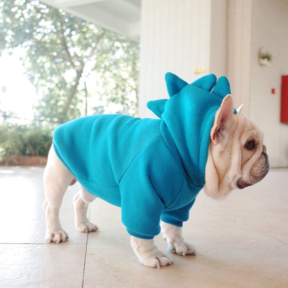 Pet Apparel Fleece Solid Color Hoodie - Pets Crazy Shops