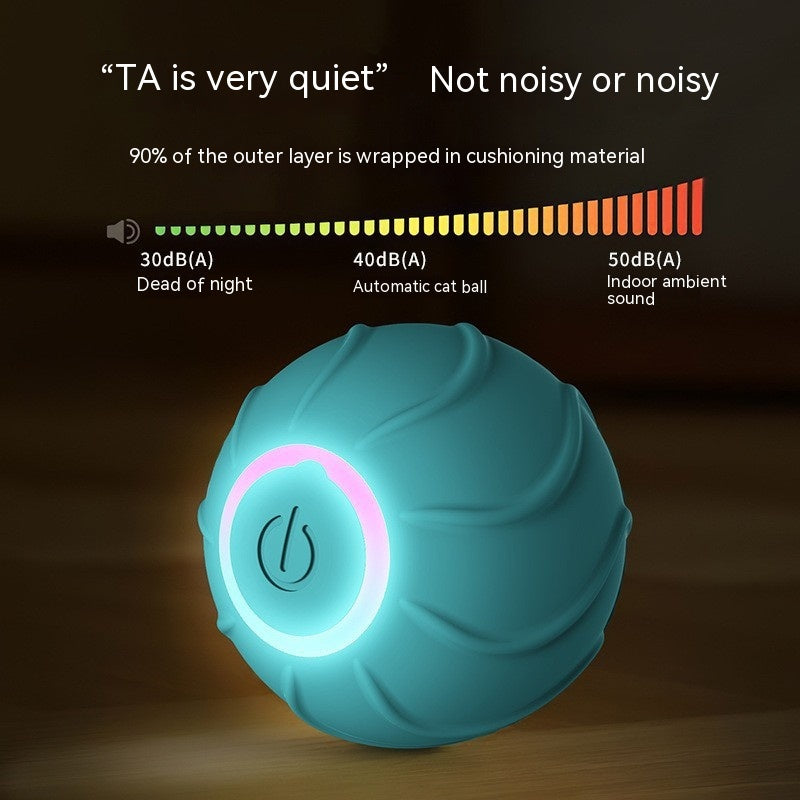 Smart Cat Toys Rolling Ball Pet Cat Owner Interactive Pets Toys Automatic Bouncing Ball USB Self Hi Teasing Kittens Jumping Ball - Pets Crazy Shops