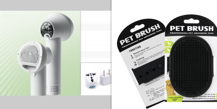 Smart Pet Hair Dryer Dog Golden Retriever Cat Grooming Hairdressing Blow & Comb Silent No Harm Pet Cleaning Supplies Pet Products - Pets Crazy Shops