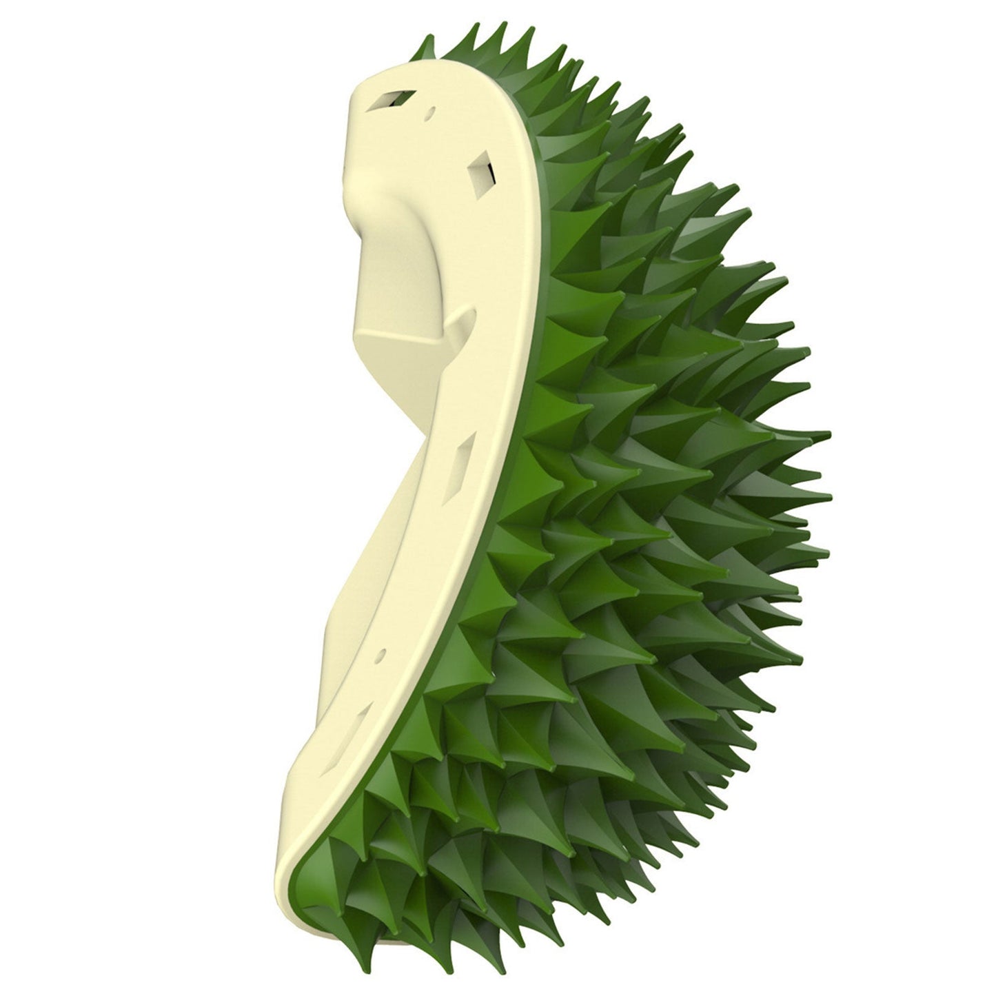 Durian Cat Brush, Dog Cat Self Groomer, Wall Corner Scratcher Massage Combs Durian Shape Molars Eat Slowly Toys Multifunctional Scratch Massager Tool Pets Clean Teeth Healthy Toys - Pets Crazy Shops
