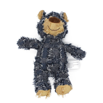 Cute Pet Dog Cat Plush Squeak Sound Dog Toys Bear Shape Pet Dogs Bite Resistant Molar Chew Toys Pets Interactive Training Toys Pet Products - Pets Crazy Shops