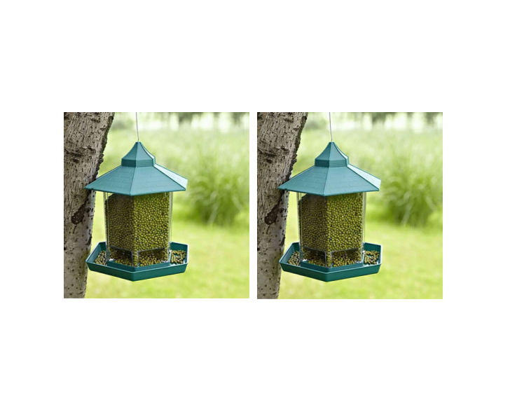 Waterproof hanging bird food box - Pets Crazy Shops