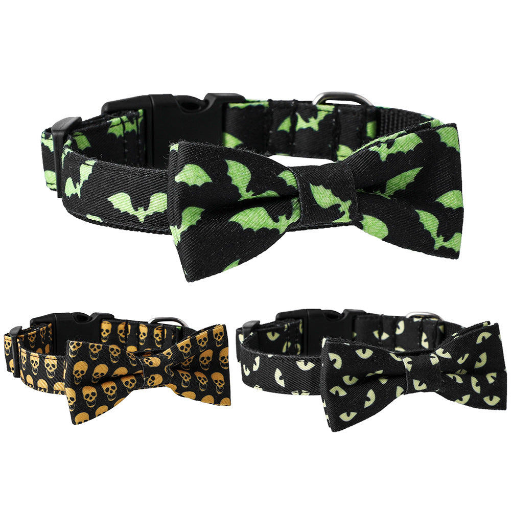 Skull Bat Accessories Pet Leash Collar - Pets Crazy Shops