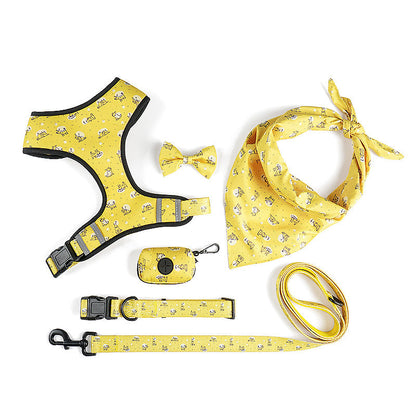 Pet Dog Leash Harness With Bow - Pets Crazy Shops