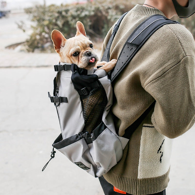 Pet Dog Carrier Bag Carrier For Dogs Backpack Out Double Shoulder Portable Travel Backpack Outdoor Dog Carrier Bag Travel - Pets Crazy Shops