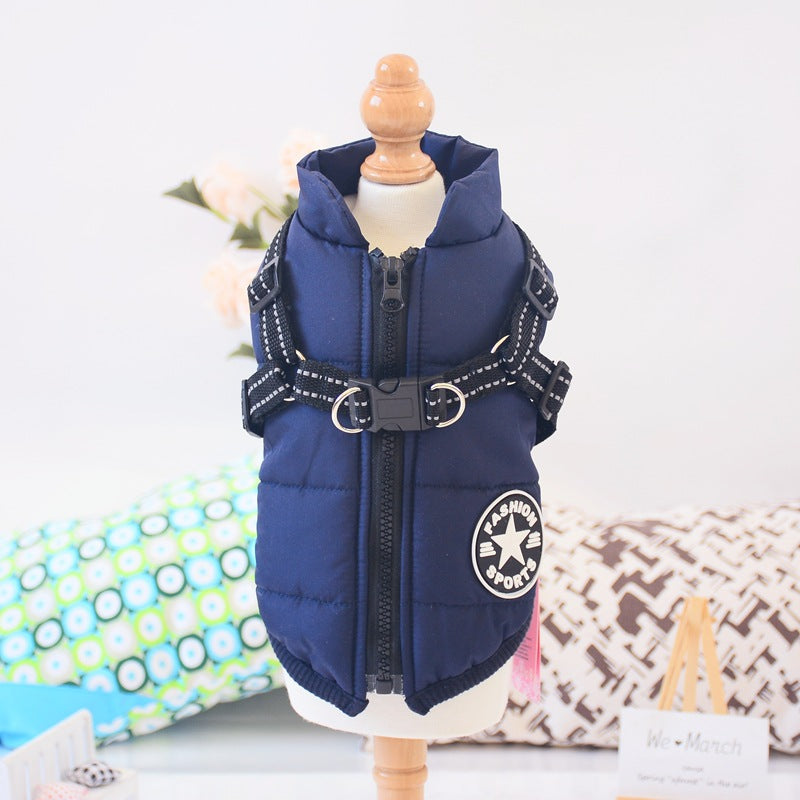 Pet Dog Clothes For Small Dogs Winter Warm Dog Hooded Coat Jackets Chihuahua Pug Outfits Puppy Cat Clothing - Pets Crazy Shops