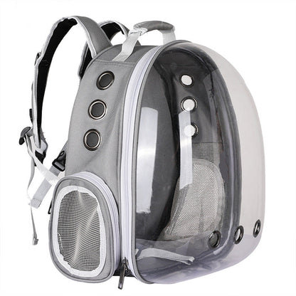 Portable Pet Puppy Backpack Carrier Bubble, New Space Capsule Design 360 Degree Sightseeing Rabbit Rucksack Handbag - Pets Crazy Shops