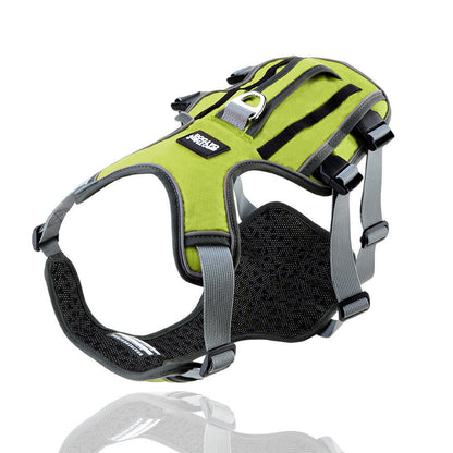 Reflective And Breathable Pet Chest Harness Vest Type Traction Rope - Pets Crazy Shops