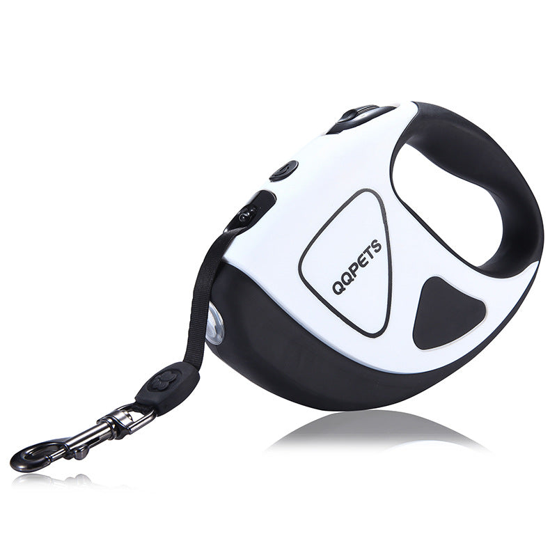 Pet Dog Automatic Retractable Fiber Leash Night Safety LED Shining Automatic Stretching Dog Hand Holding Rope Pet Supplies - Pets Crazy Shops