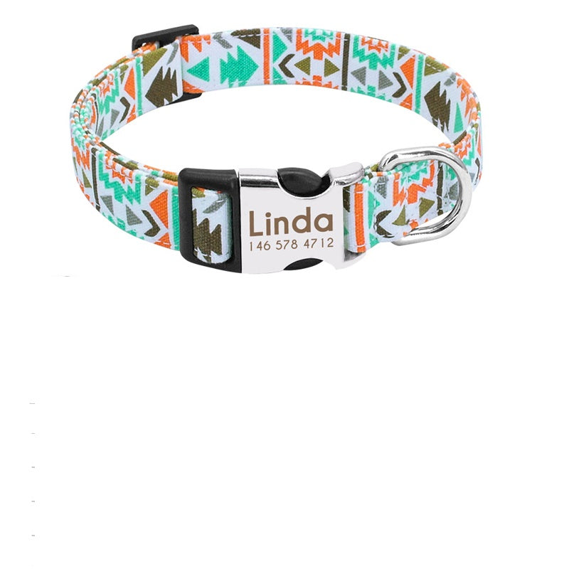 Dog Tag Custom Dog Collar - Pets Crazy Shops