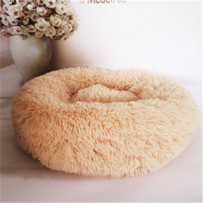 Round Long Hairy Autumn And Winter Nest Pad Cat Mattress - Pets Crazy Shops