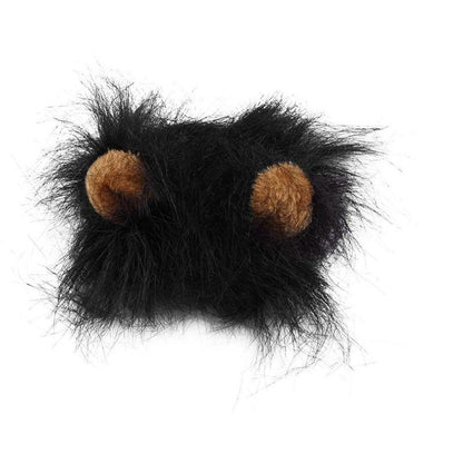 Funny Pet Hat For Small Dogs Cats Hat Emulation Lion Hair Mane Ears Head Cap Scarf Pet Halloween Festival Costume - Pets Crazy Shops