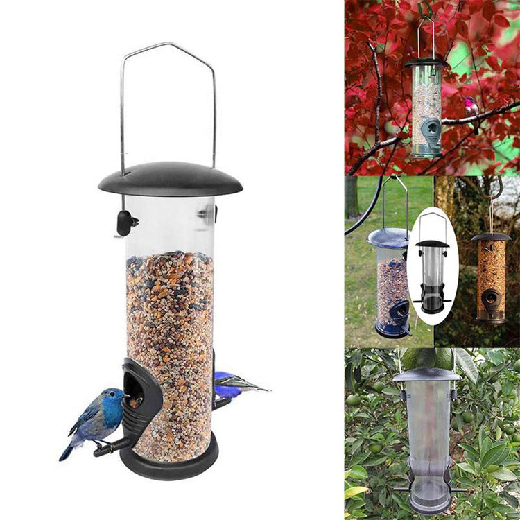 Outdoor Hanging Bird Feeder Automatic Pet Parrot Portable Feeder Dispenser - Pets Crazy Shops
